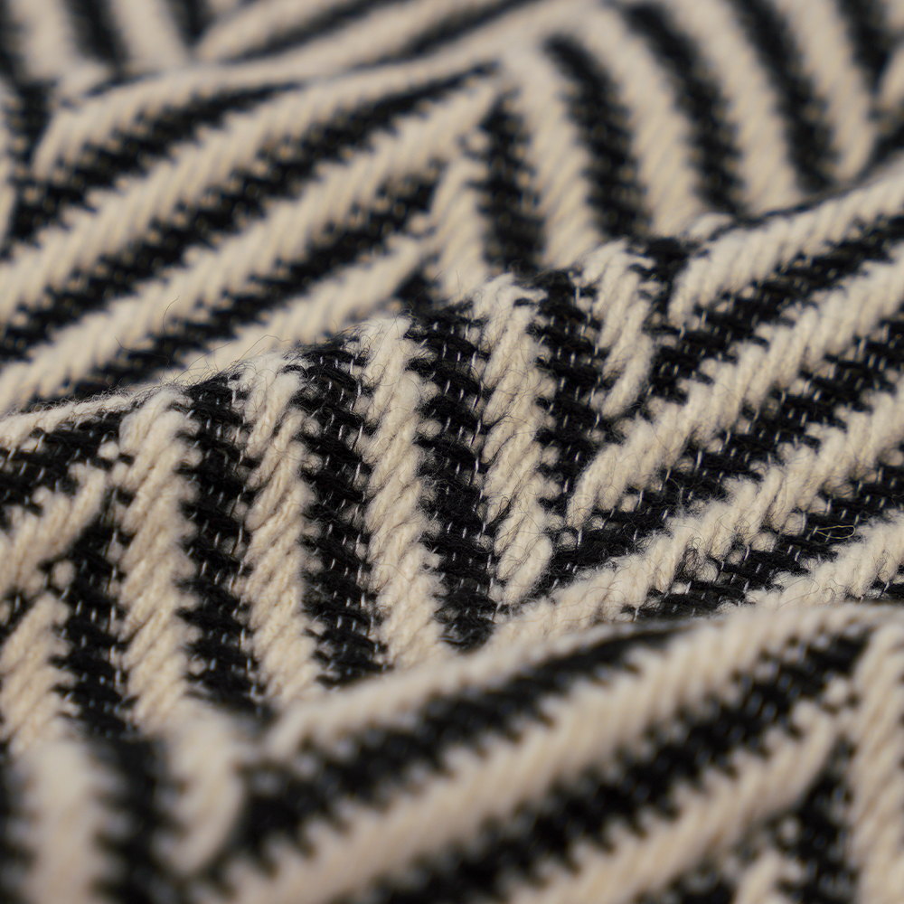 100% ostatní, 720G/M, klasická černá a bílá, tvídová příze, ML-70230021-22090