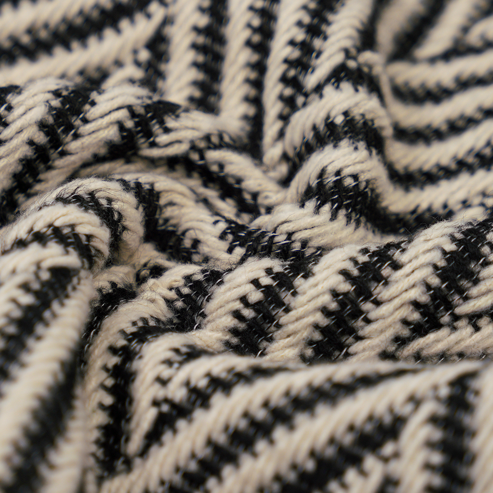 100% ostatní, 720G/M, klasická černá a bílá, tvídová příze, ML-70230021-22090