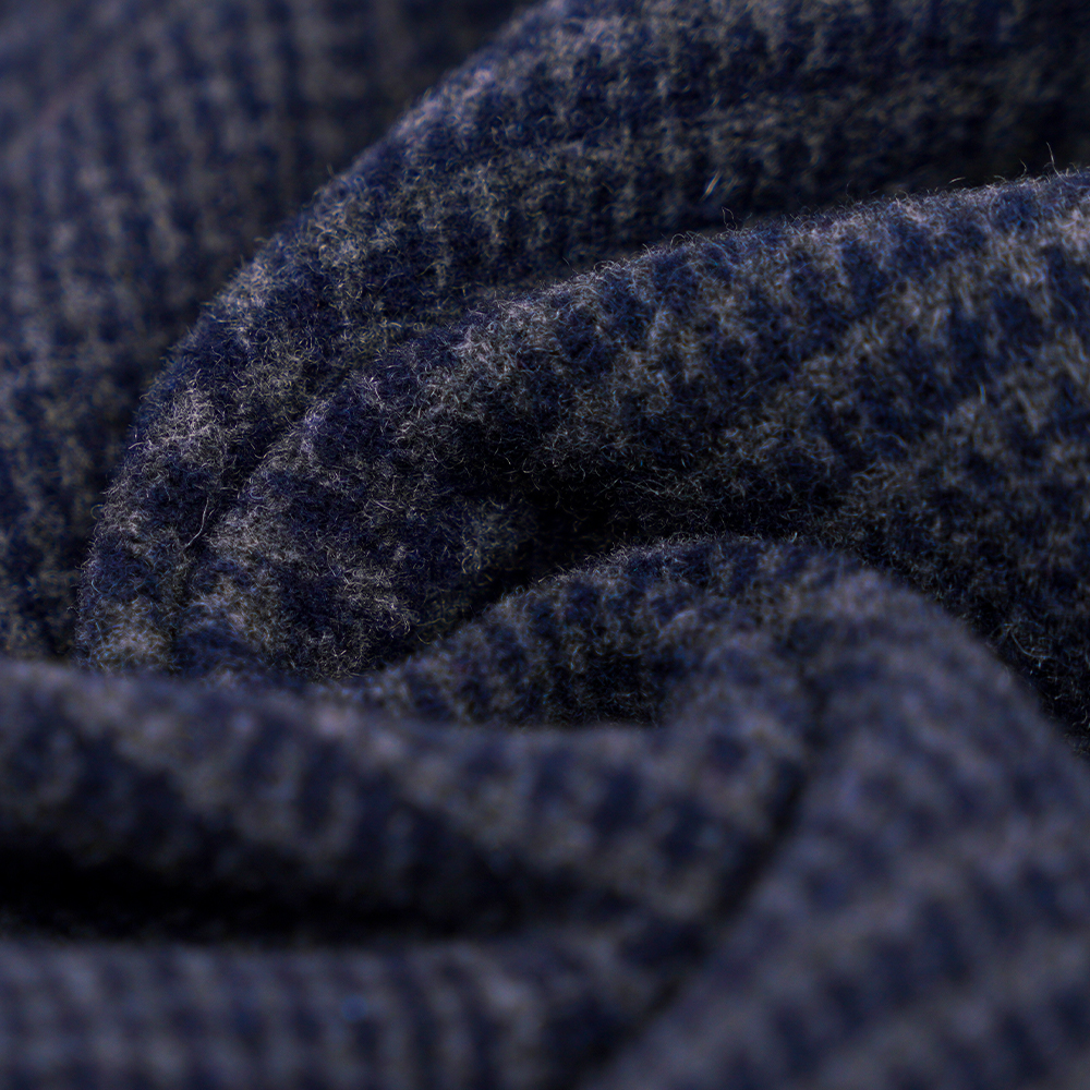 55% vlna, 45% Othe,r 645G/M, námořnická modř, oboustranná sametová tkanina, ML-3010305-1